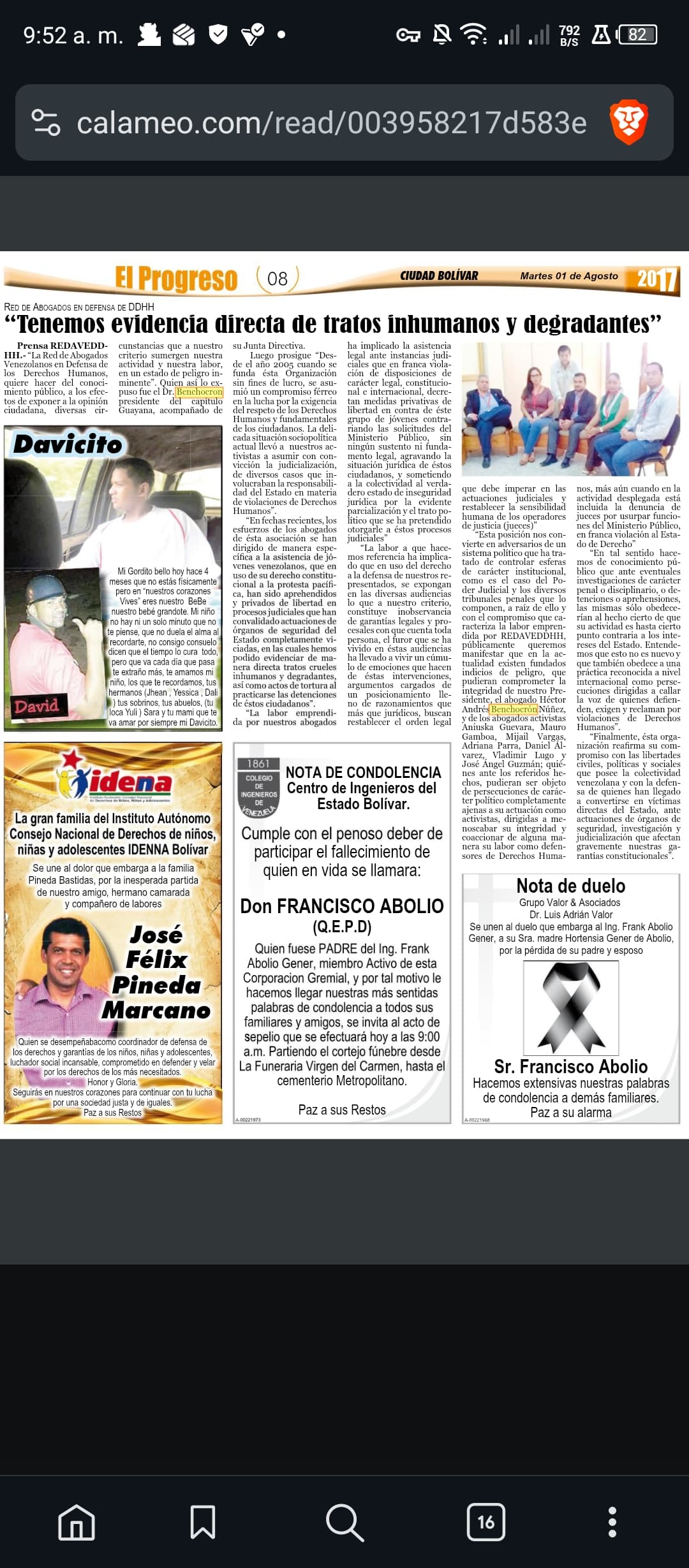 Héctor Andrés Benchocron Núñez 2